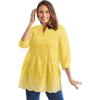 Primrose Yellow Eyelet Embroidery