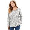 Ivory Leaf Print