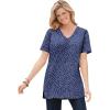 Navy Offset Dot