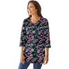 Black Multi Floral