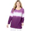 Plum Purple Ikat Tie Dye