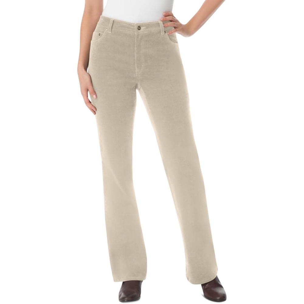 image:imageWoman Within Plus Size Stretch Corduroy Bootcut PantPine