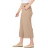 Woman Within Plus Size 7-Day Knit Culotte(Heather Charcoal)