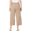 Woman Within Plus Size 7-Day Knit Culotte(Heather Charcoal)