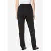 Woman Within Plus Size 7-Day Straight-Leg Elastic-Waist Denim Jean (Petite & Tall Available)(Black)