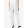 Woman Within Plus Size 7-Day Straight-Leg Elastic-Waist Denim Jean (Petite & Tall Available)(White)