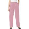 Woman Within Plus Size 7-Day Straight-Leg Elastic-Waist Denim Jean (Petite & Tall Available)(White)