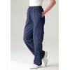 Woman Within Plus Size Better Fleece Cargo Sweatpant (Petite & Tall Available)(Heather Charcoal)