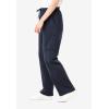 Woman Within Plus Size Better Fleece Cargo Sweatpant (Petite & Tall Available)(Navy)