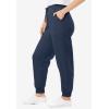 Woman Within Plus Size Better-Fleece Pull-On Jogger Sweatpants(Navy)
