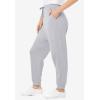 Woman Within Plus Size Better-Fleece Pull-On Jogger Sweatpants(Pink)