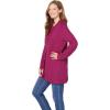 Woman Within Plus Size Cotton Cable Knit Cardigan Sweater(Emerald)