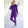 Woman Within Plus Size Crewneck Chenille Sweater(Chocolate Space Dye)