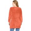 Woman Within Plus Size Crewneck Chenille Sweater(Pumpkin)