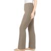 Woman Within Plus Size Fineline Stretch Denim Pull-On Bootcut Jeans(Bark)