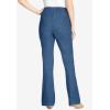 Woman Within Plus Size Fineline Stretch Denim Pull-On Bootcut Jeans(Medium Stonewash)