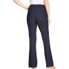 Woman Within Plus Size Fineline Stretch Denim Pull-On Bootcut Jeans(Stonewash Sanded)