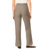 Woman Within Plus Size Fineline Stretch Denim Wide-Leg Pull-On Jeans(Bark)