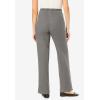 Woman Within Plus Size Fineline Stretch Denim Wide-Leg Pull-On Jeans(Chocolate)