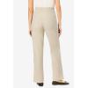 Woman Within Plus Size Fineline Stretch Denim Wide-Leg Pull-On Jeans(Natural Khaki)