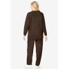 Woman Within Plus Size Fleece Sweatshirt Set(Chocolate)