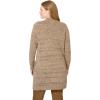 Woman Within Plus Size Marled Jacket Duster Sweater(New Khaki Chocolate Marled)
