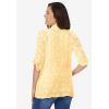 Woman Within Plus Size Open Front Pointelle Cardigan Sweater(Banana)