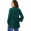 Woman Within Plus Size Open Front Pointelle Cardigan Sweater(Emerald Green)