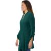 Woman Within Plus Size Open Front Pointelle Cardigan Sweater(Emerald Green)