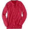 Woman Within Plus Size Perfect Long-Sleeve Cardigan Sweater(Navy)
