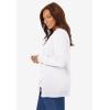 Woman Within Plus Size Perfect Long-Sleeve Cardigan Sweater(White)