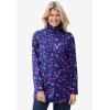 Woman Within Plus Size Perfect Mockneck Tunic(Soft Iris)