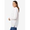 Woman Within Plus Size Perfect Mockneck Tunic(White)