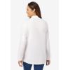 Woman Within Plus Size Perfect Mockneck Tunic(White)