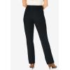 Woman Within Plus Size Perfect Relaxed All-Cotton Denim Five-Pocket Jeans(Black)