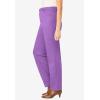 Woman Within Plus Size Perfect Relaxed All-Cotton Denim Five-Pocket Jeans(Pretty Violet)