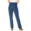 Woman Within Plus Size Perfect Relaxed All-Cotton Denim Five-Pocket Jeans(Stonewash Sanded)