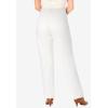 Woman Within Plus Size Perfect Relaxed All-Cotton Denim Five-Pocket Jeans(White)