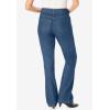 Woman Within Plus Size Perfect Wide-Leg All-Cotton Denim Five-Pocket Jeans(Indigo)