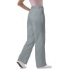 Woman Within Plus Size Petite Back-Elastic All-Cotton Denim Carpenter Jeans(Gunmetal)