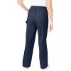 Woman Within Plus Size Petite Back-Elastic All-Cotton Denim Carpenter Jeans(Navy)