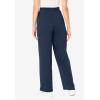 Woman Within Plus Size Petite Knit Pull-On Drawstring Cargo Pants(Navy)