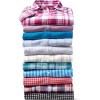 Woman Within Plus Size Petite Short-Sleeve Button Down Seersucker Shirt(Red White Blue Plaid)