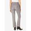 Woman Within Plus Size Pull-On Bootcut Gap-Free Stretch Denim Jeans(Grey Denim)