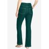 Woman Within Plus Size Stretch Denim Five-Pocket Bootcut Jeans(Emerald Green)