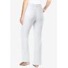 Woman Within Plus Size Stretch Denim Five-Pocket Bootcut Jeans(White)