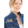 Woman Within Plus Size Stretch Denim Jacket Cropped Jean Jacket(Banana)