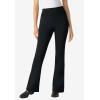 Woman Within Plus Size Stretch Ponte Knit Pull-On Bootcut Pants(Pocket Chocolate)