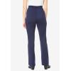 Woman Within Plus Size Stretch Ponte Knit Pull-On Bootcut Pants(Pocket Navy)