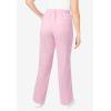 Woman Within Plus Size Tall Back-Elastic All-Cotton Denim Carpenter Jeans(Pink)
